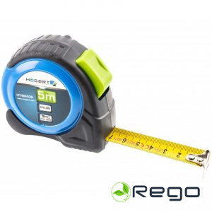 Hogert HT4M407 Mērlente, 5m, 25mm, neilona, 2 pusējā