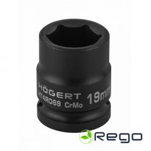 Hogert HT4R069 Triecienuzgalis 1/2 collas 19 mm, īss