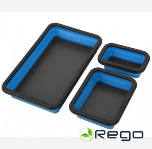 Hogert HT4R523 Salokāmas magnētiskās paplātes 3 gab.