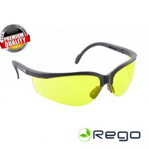 Hogert HT5K006 MAINZ dzeltenas aizsargbrilles, viens izmērs