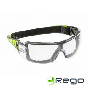 Hogert HT5K011 Aizsargbrilles ar gumijas lencīti