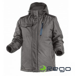 Hogert HT5K241-2XL Darba jaka siltināta  pelēka REN 2XL izm