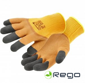 Hogert HT5K769-11 Darba cimdi ar lateksa pārklājumu LYCK oranži 11.izmērs