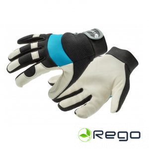 Hogert HT5K730-9 Darba cimdi mehāniķiem STOR, melni/zili