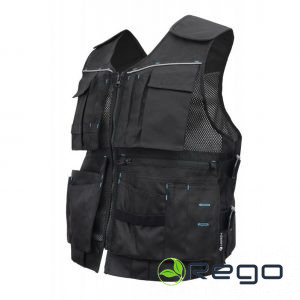 Hogert HT5K930 Darba veste HELWIG, melna, poliesters OXFORD 600D