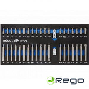 Hogert HT7G124 Uzgaļu komplekts 40gab.