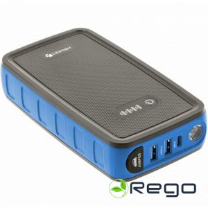 Hogert HT8G622 Auto palaidējs Powerbank, 400-800A, 10.6Ah, 6V/12V