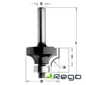 Frēzes asmens bit S=8mm, D=22,2mm