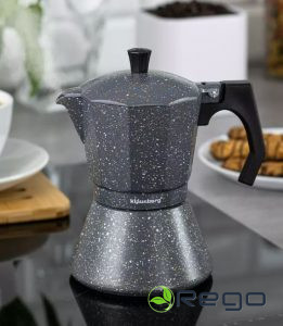 KINF HOFF Espresso automāts (12 tasītes) ar indukcijas marmora pārklājumu KB7298