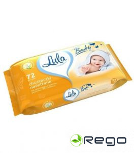 LULA Baby mitrās salvetes ar kumelitēm 72gb.