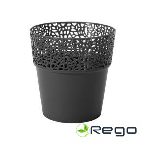 Puķu pods ROSA antracits 115mm