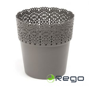 Puķu pods Bella antracits 170mm