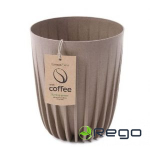Puķu pods Mira Eco coffee 250mm latte