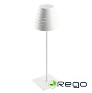 GTV LED uzlādējama galda lampa FIZZI, 2,5 W, 200 lm, 5 V, 4000 K, 4000 mAh, balta