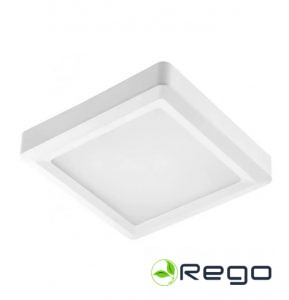 GTV LED gaismeklis LOUIS, 12 W, 960 lm, 4000K, AC176-264V, IP54, 120°, virsmas montējams, kvadrātve