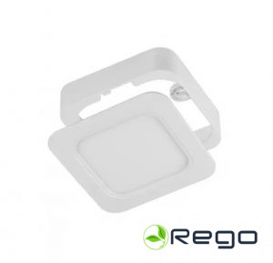 GTV LED gaismeklis MAXIS, 9 W, 720 lm, CCT, AC220-240V, IP44, iebūvējams, kvadrātveida, balts