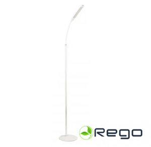 GTV LED stāvgaismeklis YORK, 10 W, 900 lm, CCT, regulējams, ar tālvadības pulti, balts