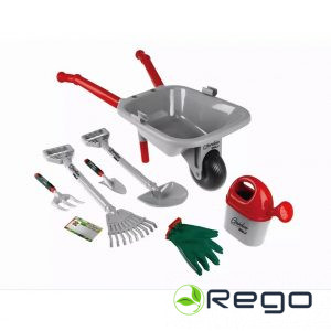 Dedra M315.020 Mazā dārznieka rotaļlietu komplekts ar ķerru