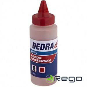 Dedra M9005C Atzīmēšanas krīts, sarkans 115g.