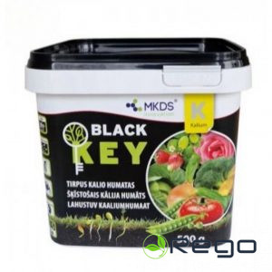 Šķīstošais kālija humāts Black Key 500g