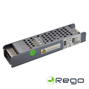 Slim LED Barošanas bloks 200W 16,7 A 12V, ūdensnedrošs IP20, metāla