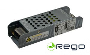 Barošanas bloks SLIM LED 60W 5A 12V, IP20 metāla