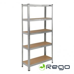 Dedra N1410 Metāla noliktavas plaukts 180x90x40 cm, 5 plaukti