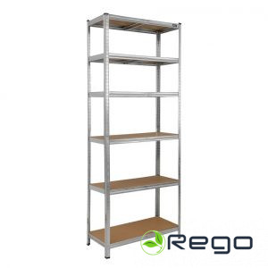 Dedra N1415 Metāla noliktavas plaukts 224x90x40 cm, 6 plaukti