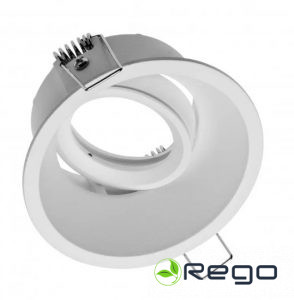 GTV Prožektora korpuss SALTO, IP20, apaļš, balts