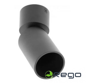 GTV Griestu gaismeklis FARGO MINI 2, GU10, 56x150mm, IP20, max. 20 W, apaļš, melns