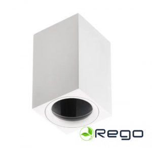 GTV Griestu gaismeklis TIPO, GU10, IP20, maks. 50 W, kvadrātains, balts