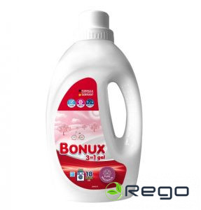 Bonux veļas mazgāšanas līdzeklis Pure Magnolia 18 mazg.reizēm, 0,9L