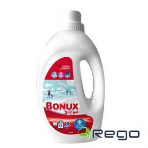 Bonux veļas mazgāšanas līdzeklis Polar Ice Fresh 18 mazg.reizēm, 0,9L