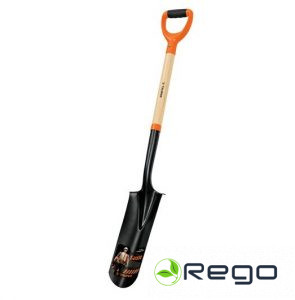 Truper Drenāžas lāpsta 15x61cm ar koka kātu D-rokturis 112cm (PEP-P)