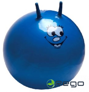 Vingrošanas bumba ar ragiem 65cm, 900gr + pumpis SB-97401-65