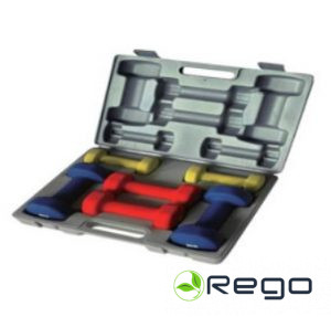 Hanteļu k-ts vinila 2x0.5kg, 2x1kg, 2x1.5kg SB-92084