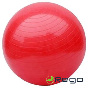 Vingrošanas bumba 75cm Anti-Burst + sūknis SB-97446 sarkana