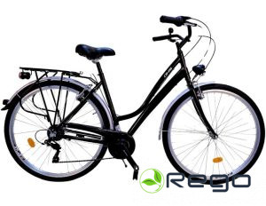 Velosipēds DHS 28” 28001, City 6-speed, black 13,15 kg