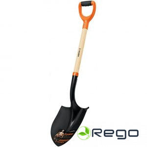 Truper lāpsta ar koka kātu 102cm un divkomponenta D-rokturi (PRY-P)