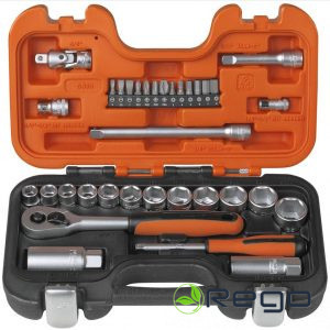 Bahco Muciņatslēgu komplekts 1/4" & 3/8" 33gab, Dynamic-Drive (S330)