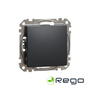 Schneider 1 pola slēdzis z/a (meh.) antracīts SEDNA Design (SDD114101)