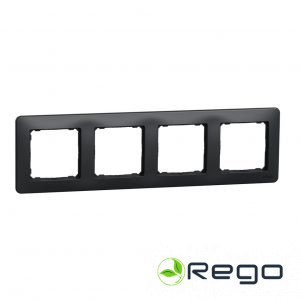 Schneider Rāmis 4-v antracīts SEDNA Design (SDD314804)