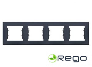 Schneider SEDNA Rāmis 4-vietīgs H, grafīts