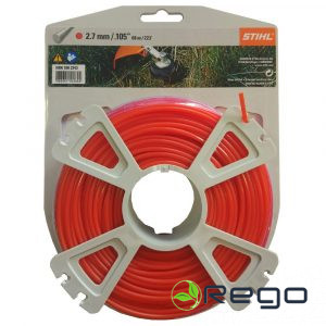 Stihl trimmera aukla 2.7mm/68m/apaļā (00009302343)