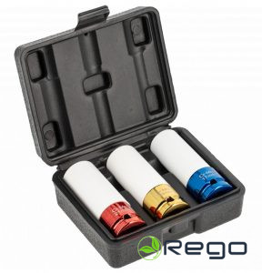 Hogert HT4R107 Muciņu komplekts diskiem, 3gab., 1/2"