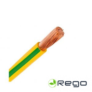 Vads H07V-K 6.0mm dzelten-zaļš (01H07V-K6.0y/g)