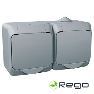 Schneider Kontaktligzda 2-v v/a ar zem. kontaktu aiz. (WDE000623)