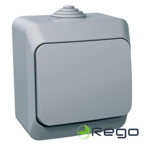 Schneider Pārslēdzis v/a pelēks IP44 CEDAR Plus (WDE000660)