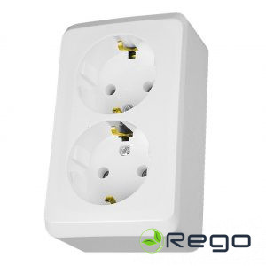 Schneider Kontaktligzda 2-v v/a ar zem. balta IP20 PRIMA (WDE001048)