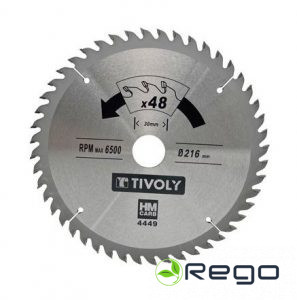 Tivoly Ripzāģa asmens 250x30x2.85/1.8mm, z48, 15°, kokam (XT50514004451)